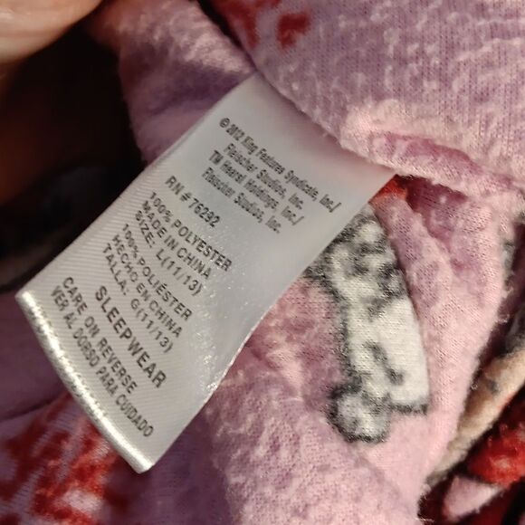 Betty Boop One Piece Footed Sleepwear - Picture 6 of 8